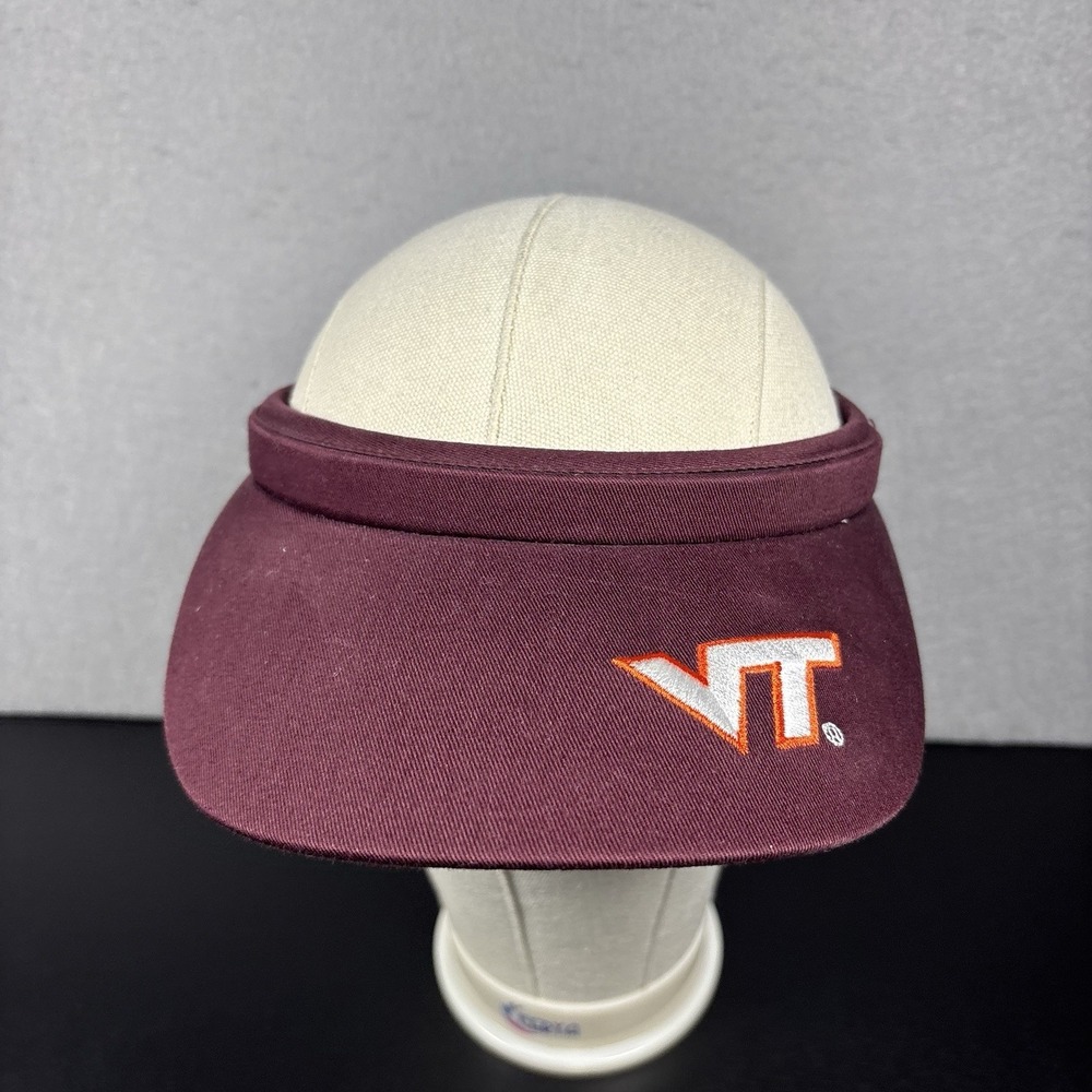 Virginia Tech Maroon Sun Visor Legacy Unisex One Size VT Hokies Tennis Hat Golf